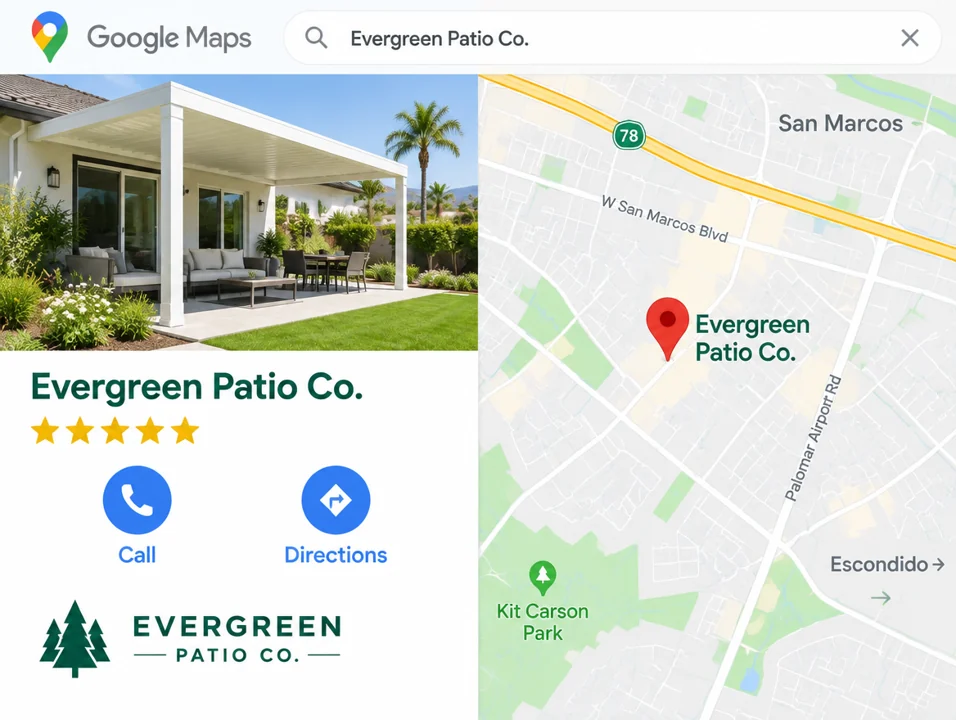 Illustrative Google Maps business listing.